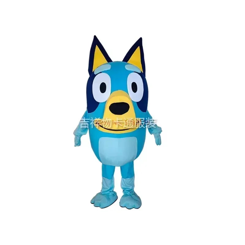 Bluey Bingo Figures Dog Cartoon Doll Costume Adult Walking Cosplay Performance Costume Activity Performance Props Doll Costume