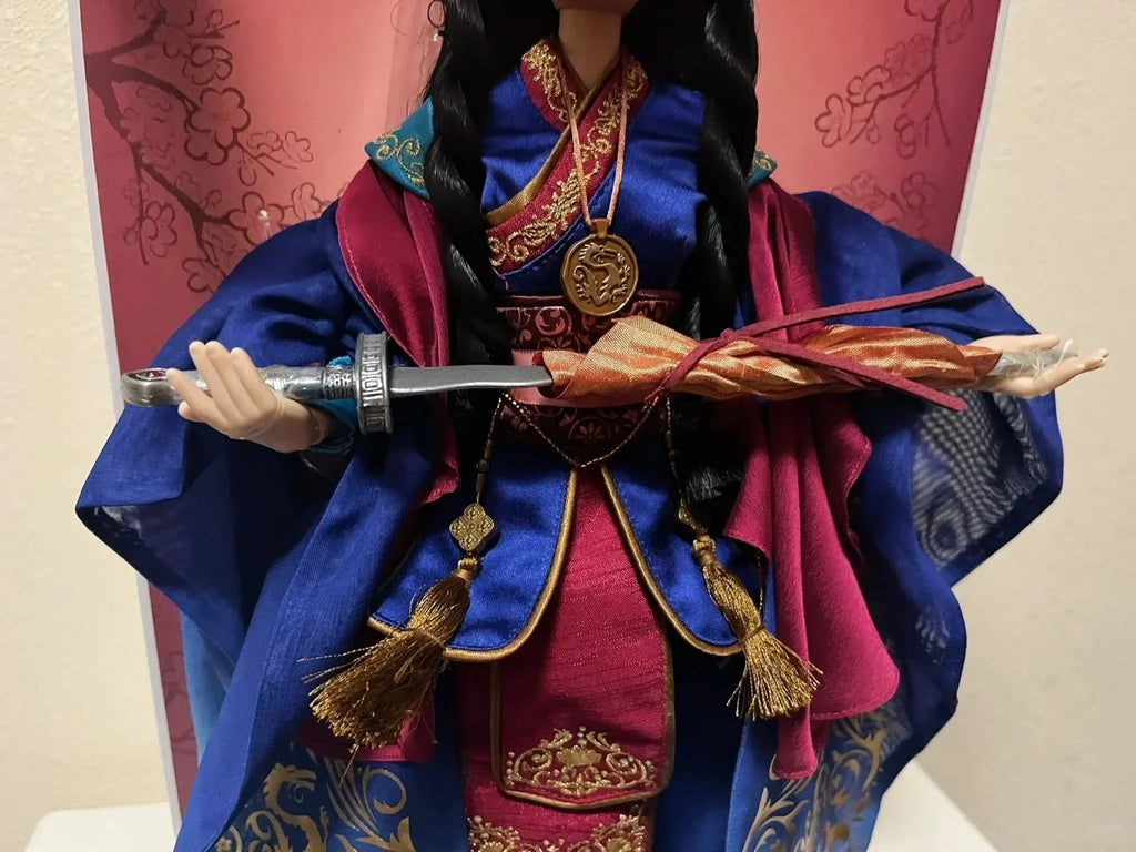 Original Disney Hua Mulan Limited Edition Collection Figure 18 Inches Hua Mulan Chinese Style Action Figurine Doll Anime Model