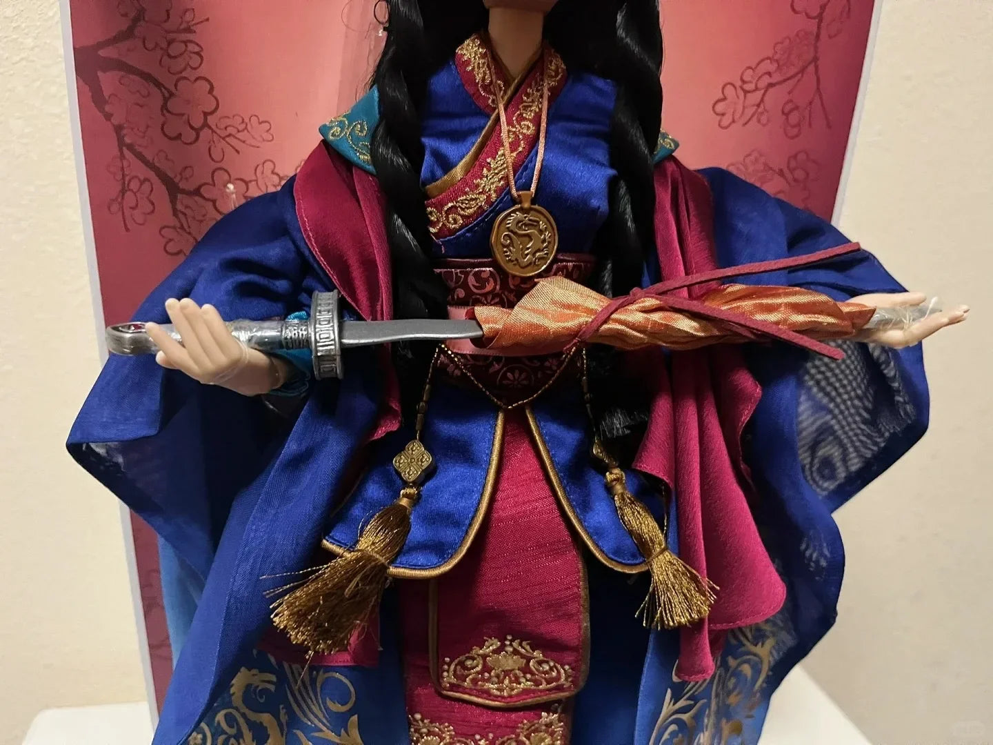 Original Disney Hua Mulan Limited Edition Collection Figure 18 Inches Hua Mulan Chinese Style Action Figurine Doll Anime Model