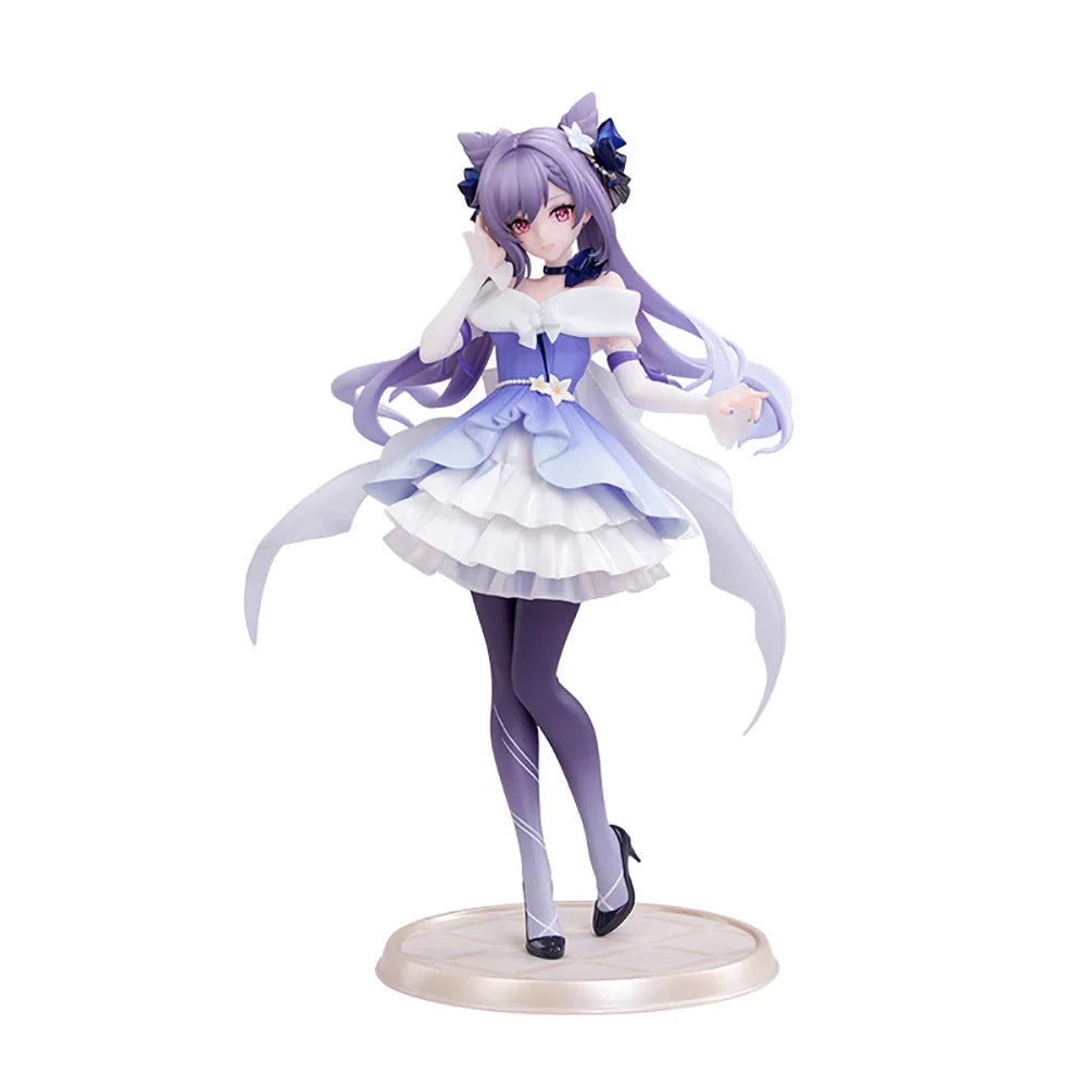 IN Stock Gift+ Myethos Original Genuine Genshin Impact Keqing (Resplendent Feast Ver.) Action Figure PModel Collectible Toys 1/8