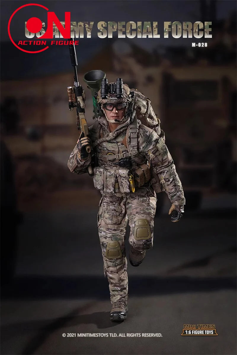 mini times toys 1/6 M028 US Army Special Force Soldier Action Figure 12'' Male Soldier Action Figure Full Set Collectible Model