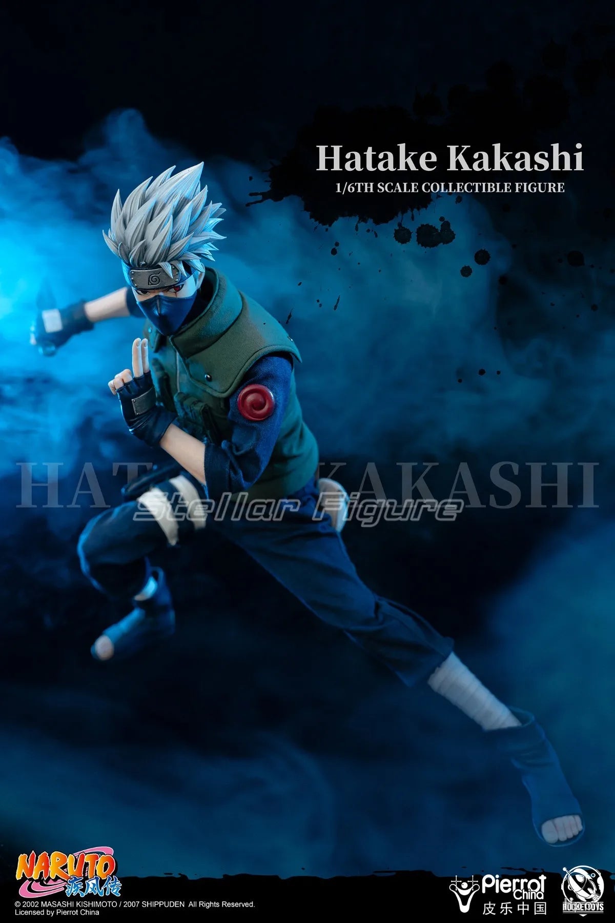 【SF】In Stock RocketToys NARUTO Shippuden Hatake Kakashi 1/6 Scale Collection Model Figures Anime