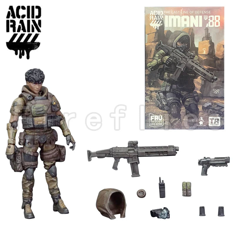 1/18 3.75inches Acid Rain Action Figure FAV-A103 Sand Ankylo RV6s FAV-A104 Imani