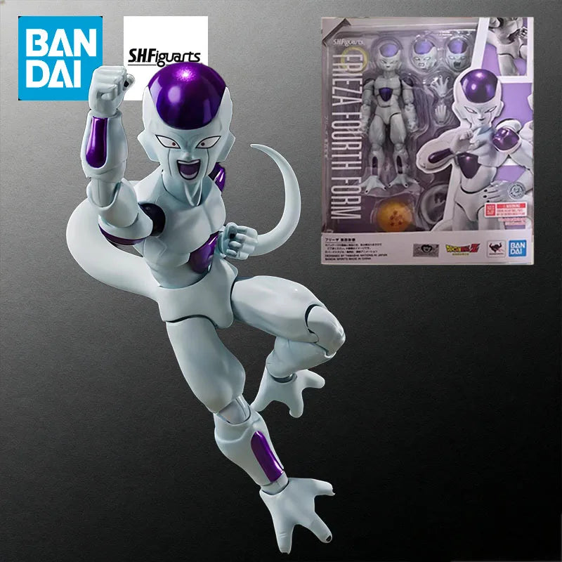 Special Offer on Sale Bandai Original MODEL KIT S.H.Figuarts Dragon Ball Z Full Power Frieza Anime Action Figure  Model Toys