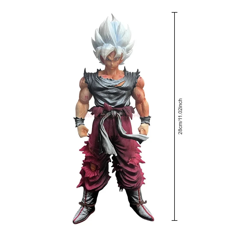 28 cm/11,02 Zoll Anime Dragon Ball Son Goku Figur Super Saiyajin Actionfiguren PVC Goku Statue Sammlung Spielzeug Geschenke