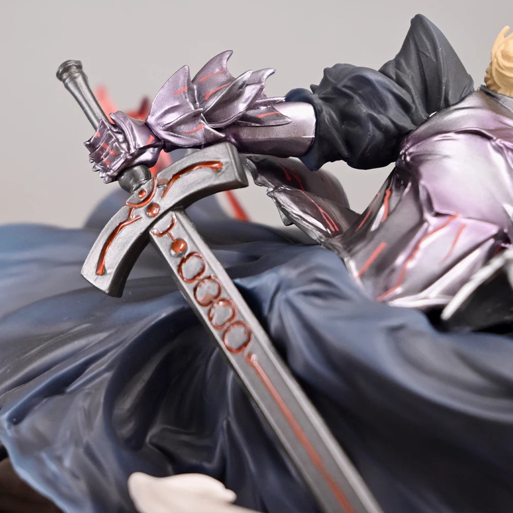 New Original Fatenight Fate Night Black Stubby Saber Gk Fighter Hand-Held Quadratic Element Anime Statue Decoration Model Gift