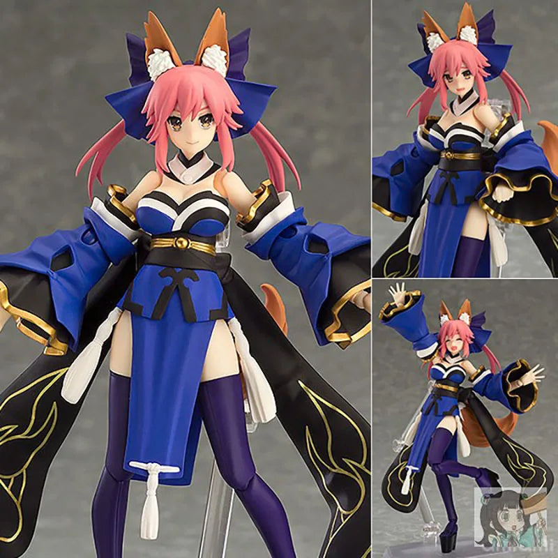 Original Max Factory figma 304 Fate/Extra Tamamo no Mae Caster figure 14CM Anime Action figure Model Toy Fan benefits
