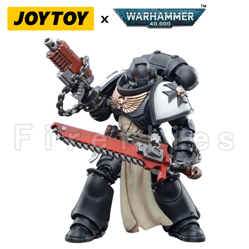 1/18 JOYTOY Action Figure 40K Black Templars Crusader Squad Anime Collection Toy
