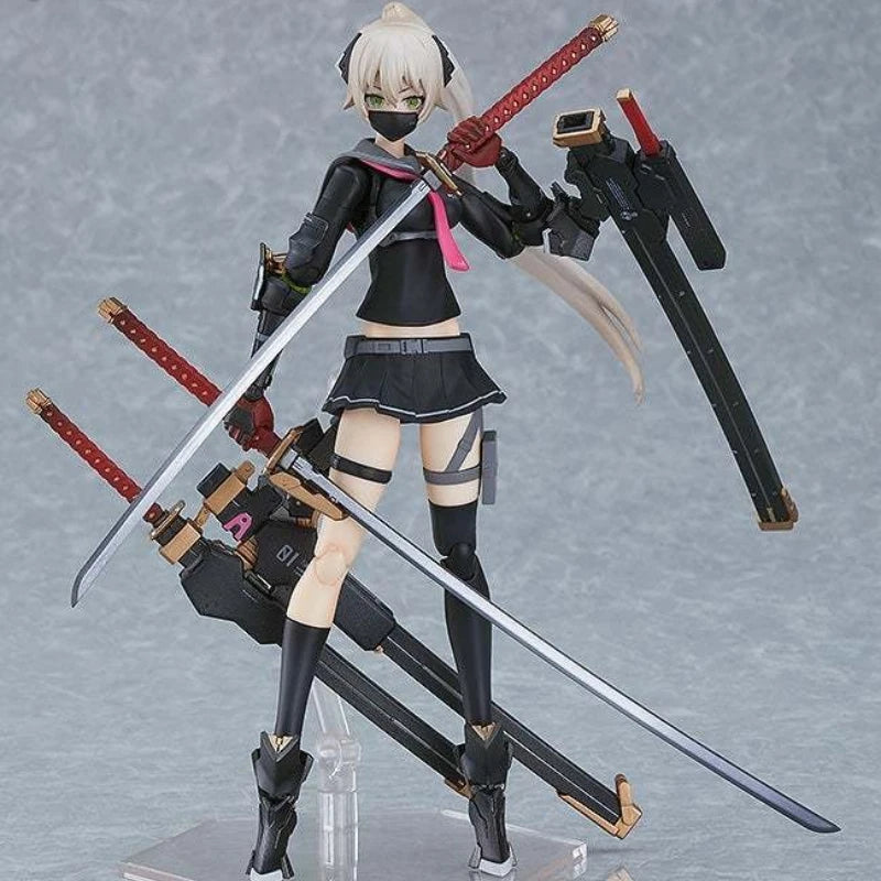 Romankey Original PLAMAX Series HH-01 Heavily Armed High School Girl, No.1  Anime Action Figure Assembly Toys Collectible Model