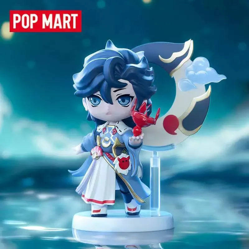 Authentic POPMART Onmyoji Series Blind Box Figure Chic Collector's Item Desktop Accent Premium Present for Onmyoji Devotees