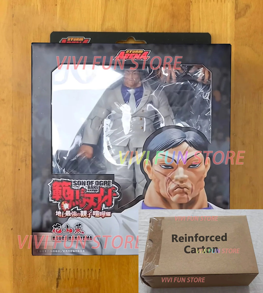 In Stock Storm Toys Arena Kaoru Hanayama 6 inches Hanma Yujiro Hanma 1/12 PVC Anime Figures Model Toys BAKI boy ST Small size