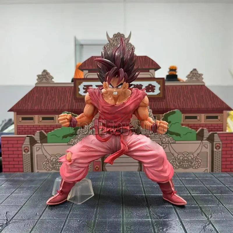 24 см Dragon Ball Z Аниме Фигурка Kaiouken Goku Super Saiyan Son Goku Екшън Фигурка PVC Статуя Колекция Модел Играчки Детски Подаръци