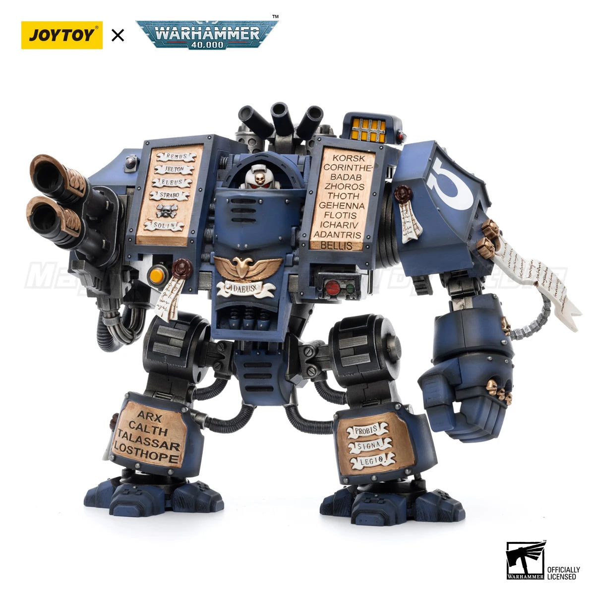 【In Stock】JOYTOY Warhammer 40K Ultramarines Venerable Dreadnought Model Toy 1/18 Action Figure