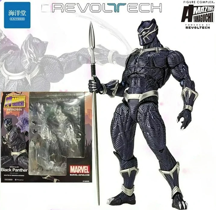 KAIYODO Original Amazing Yamaguchi Style Series Number 027 DC Superman/Black Panther/Wolverine/Supergirl Toy Movable Collection