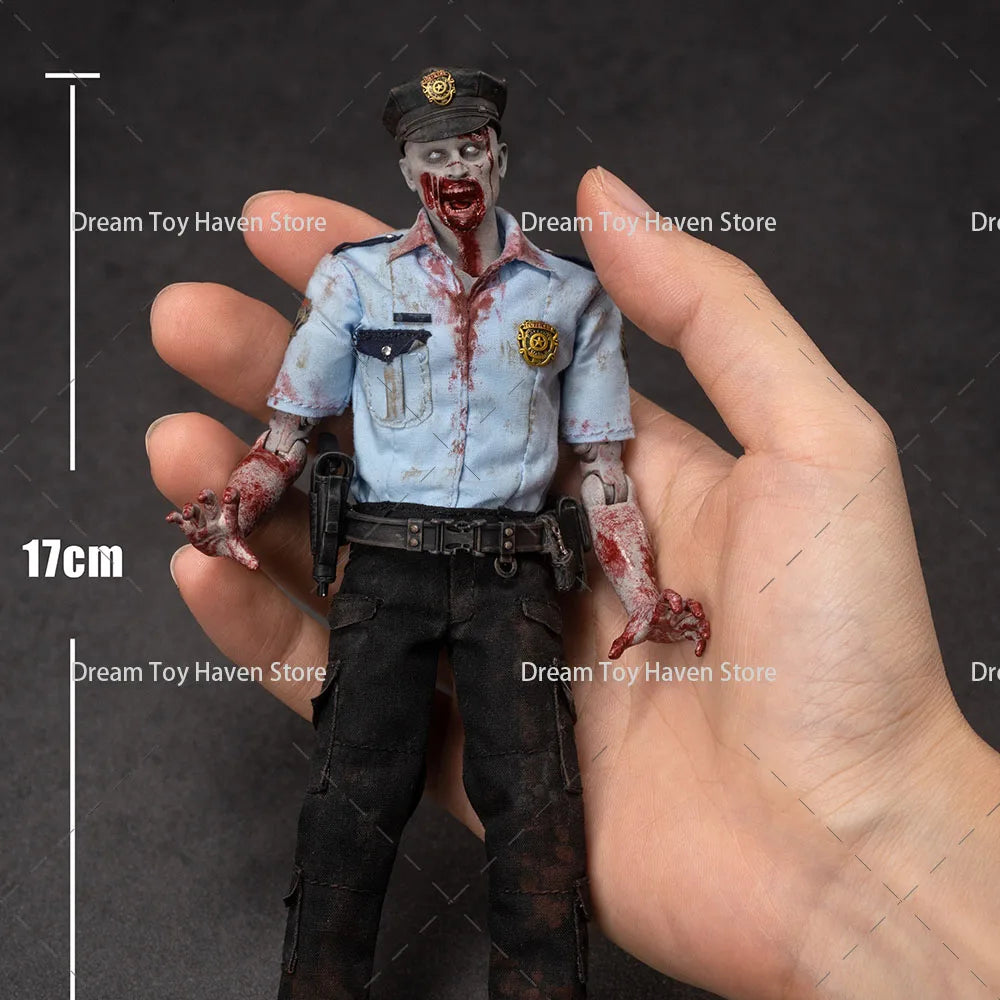 Patriot Studio 1/12 Scale Male Soldier Angry Zombie Police Officers Depraved Officer 6Inch Action Figure Collectible Dolls