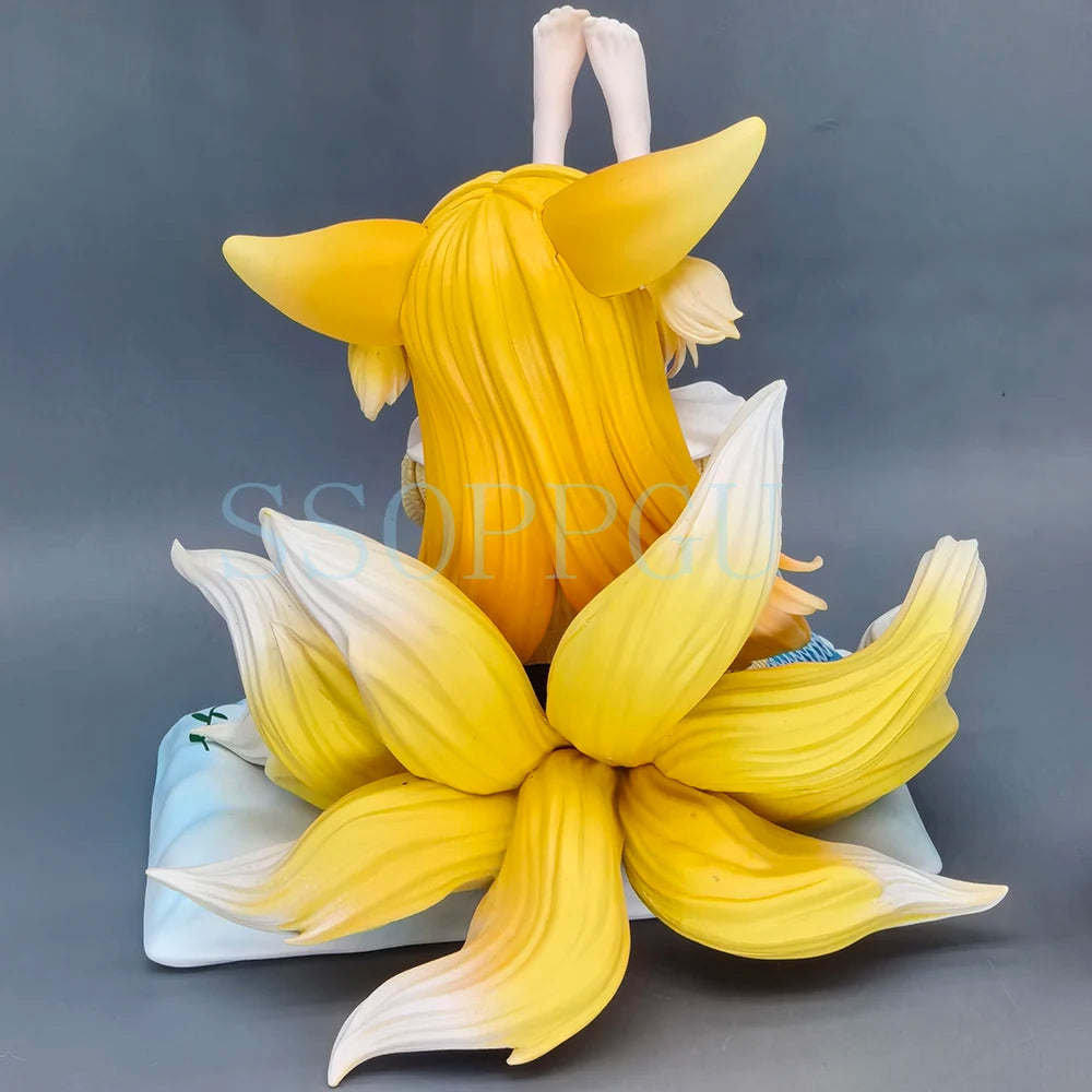 Arknights Figure Suzuran Afternoon Tea 13cm Anime Fox Girl PVC Action Figure Toy Game Statue Collection Model Doll Gifts