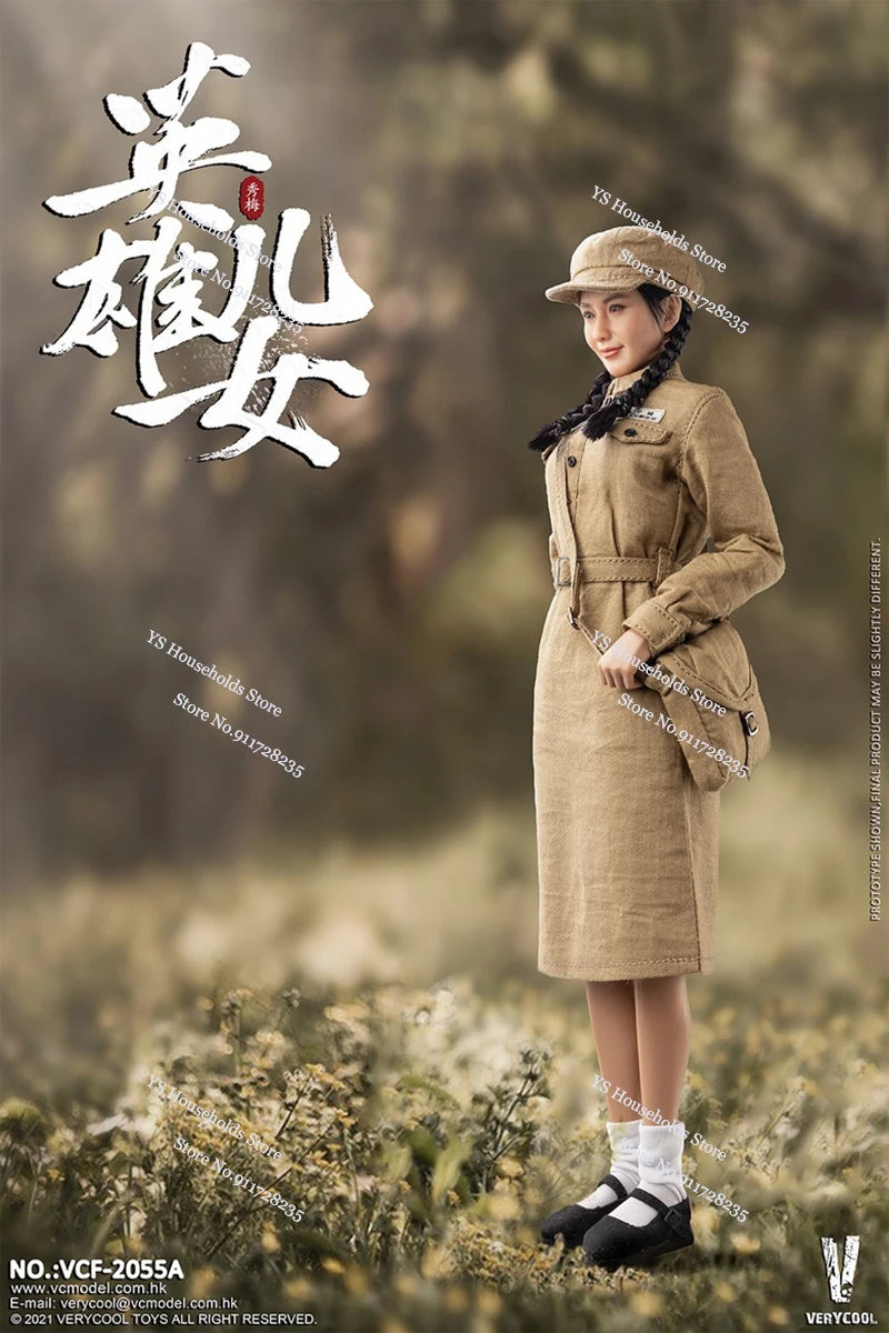 VERYCOOL VCF-2055 1/6 Xiumei VCF-2056 Jianjun Heroic Sons and Daughters Chinese People's Volunteer Army 12" Male Female Figure