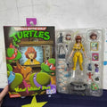 Neca Anime Yellow Clothes Female Reporter April O'Neil Action Figure Collection Model Toys Joint  Birthday Gift