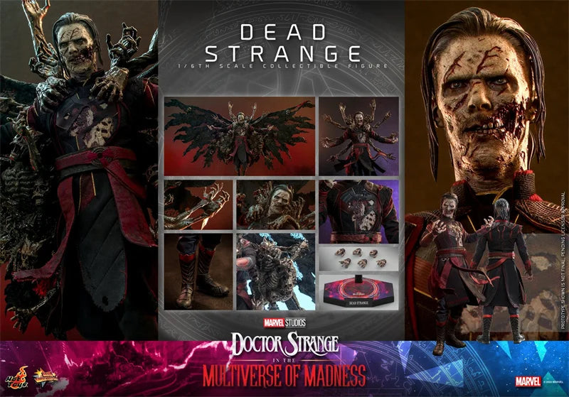 In Stock Genuine HT HOTTOYS 1/6 MMS654 Doctor Strange 2- Dead Strange Action Figure Model Toys Holiday Gifts