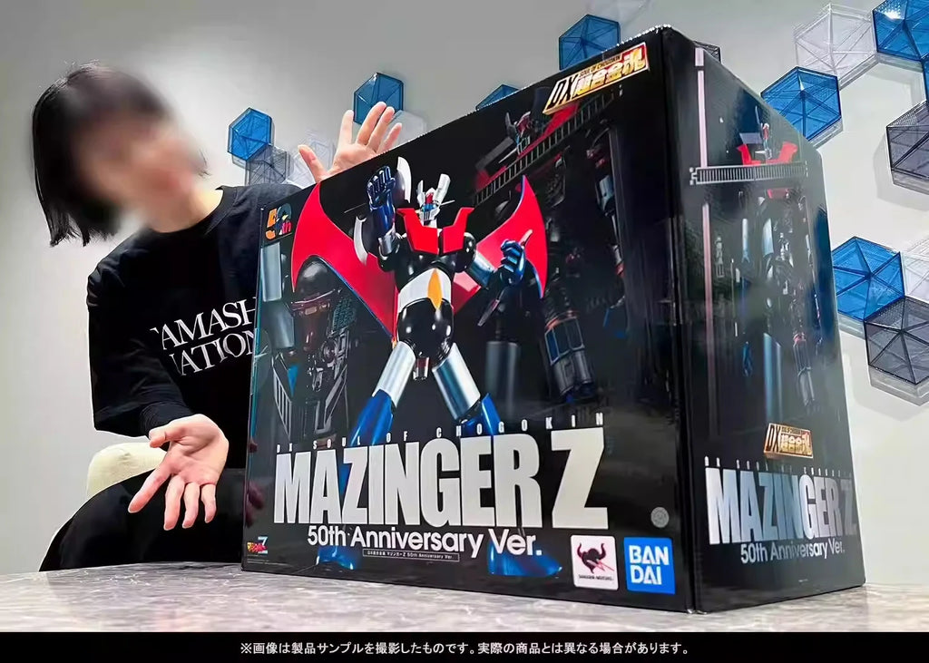 Original DX SOUL OF CHOGOKIN MAZINGER Z 50th Anniversary Ver.  Die Cast Metal Action Figure Model 30cm