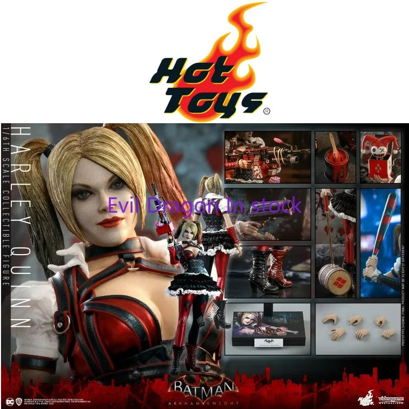 In Stock Hottoys Ht 1/6 Vgm41 Harley Quinn, Queen, Batman, Arkham Knight Action Figure Toy Collection Gift
