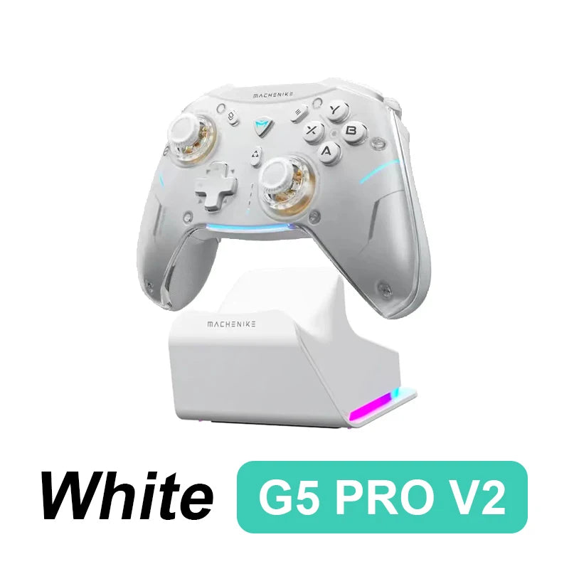 Machenike Gamepads G5 Pro V2 Controller Three-Mode Game Collection Edition Hot Swap Hall Rocker Bluetooth Trigger Vibration Gift
