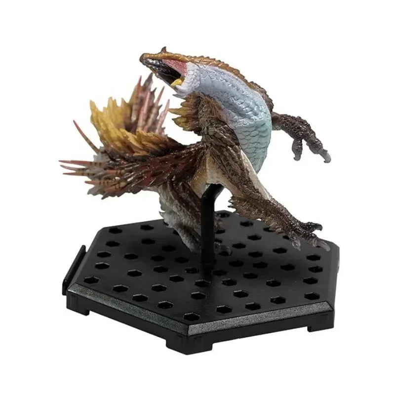 Monster Hunter World Iceborne Action Figure PVC Model, Nergigante Tigrex Basarios Dragon Collectible Decoration Toy for Adults