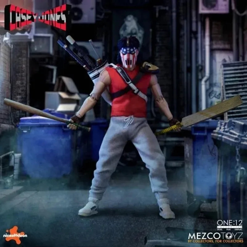 In Stock  Ezco Teenage Mutant Ninja Turtles Casey Jones Anime Action Figure Model Doll Toys Hobby Collectible