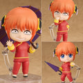 10CM GINTAMA Q version Sakata Gintoki Articulated Action Figures Doll Model Kit Joint Mobile Desktop Ornament Otaku Toys Gifts