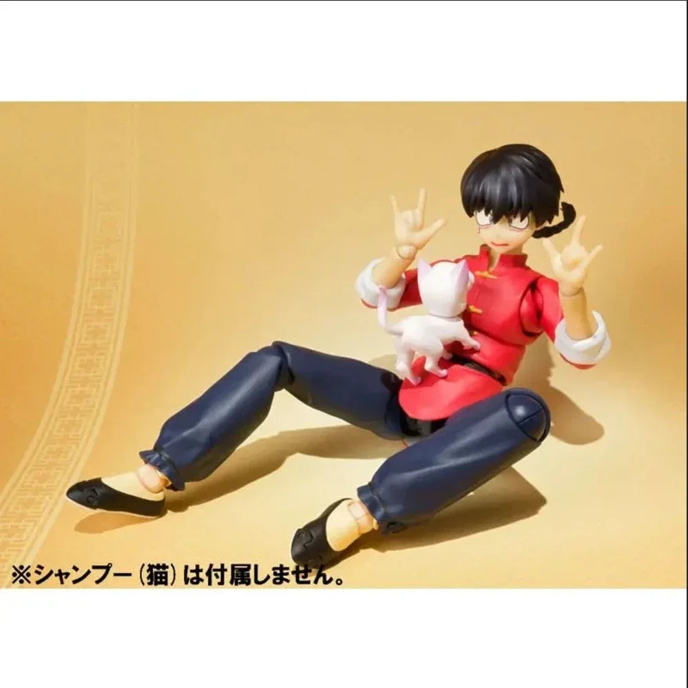 Original BANDAI SH Figuarts Ranma Saotome Ranma 1/2 in Stock Anime Action Collection Figures Model Toys Figure Gifts