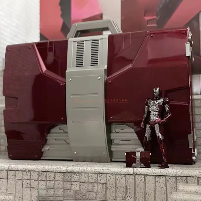 Ironman Suitcase Action Figure Mk5 1:1 Scale Collectible Toy Limited Edition for Boys Birthday Gift by Zhongdong Toys