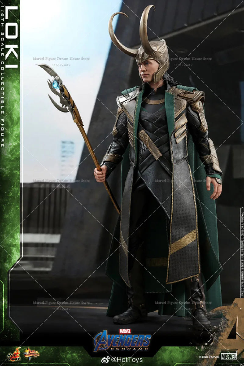 HOTTOYS MMS579 1/6 Scale Marvel The Avengers Supervillain Loki Asgard Princ Fantasy Spell 12-inch Full Set Action Figure Soldier