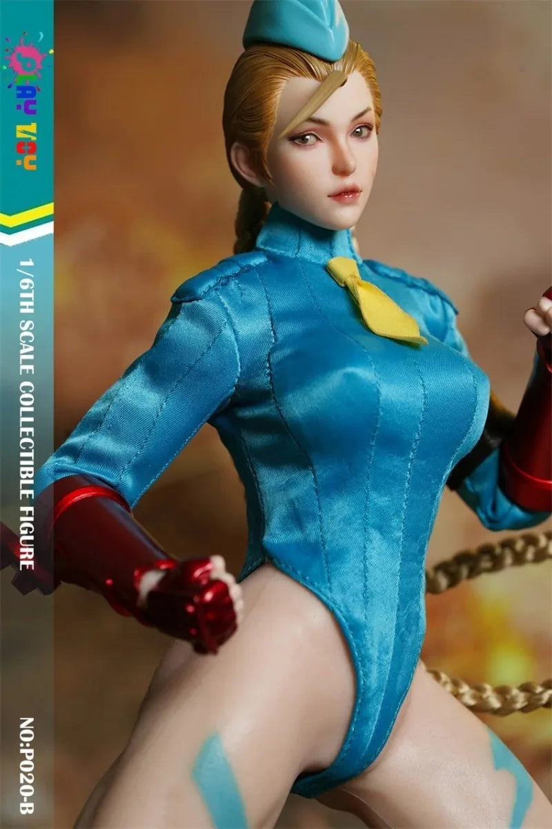 In stock, fighting toy, Guerrera Cammy Street Fighter P020 A B 1/6, Action Model, collectible figures, toys