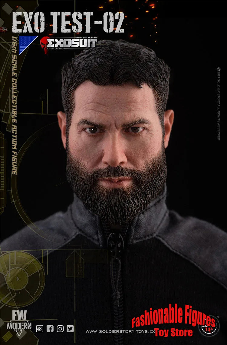 SoldierStory SS125 1/6 Military Combat Doll Exoskeleton Armored Test-02 12Inch Men Soldier Action Figure Model Collection