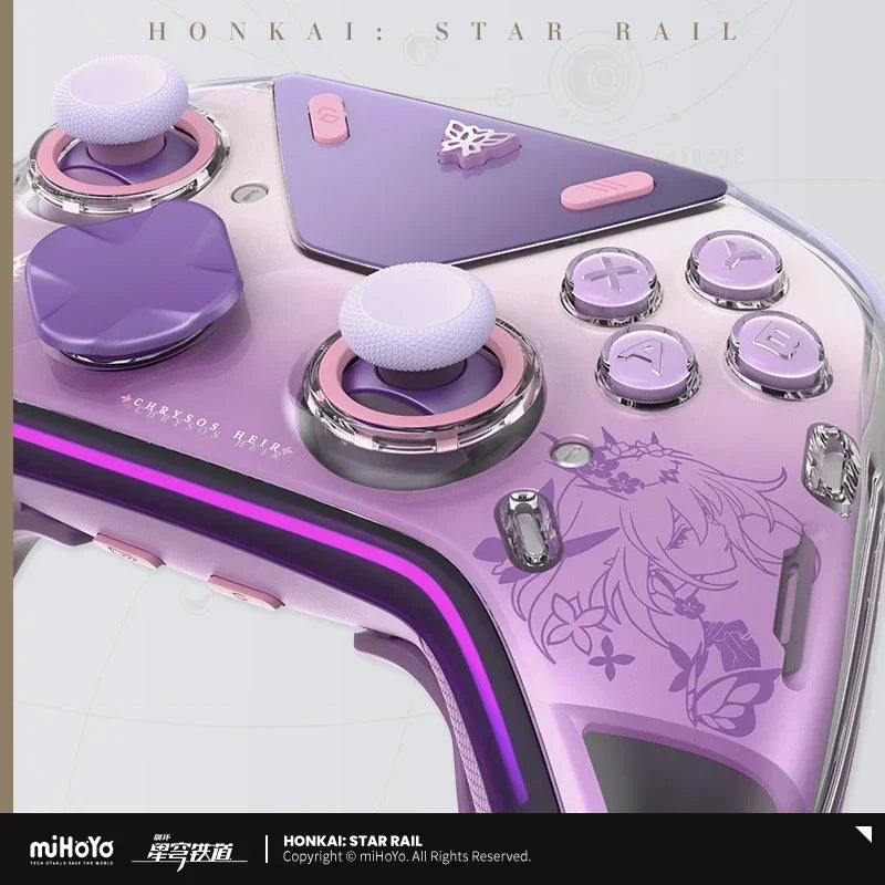 NEW MiHoYo Honkai Star Rail Castorice APEX 5 Elite Gamepad Hall Effect Joystick Tri-Mode RGB Macro Wireless Gaming Controller