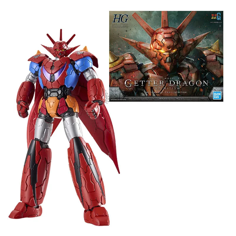 24 Hours Delivery Bandai Anime HG MAZINGER Z GENDIZER GETTER KOTETSU JEEG MAZINKAISER Original Model Toy Action Figure Gift