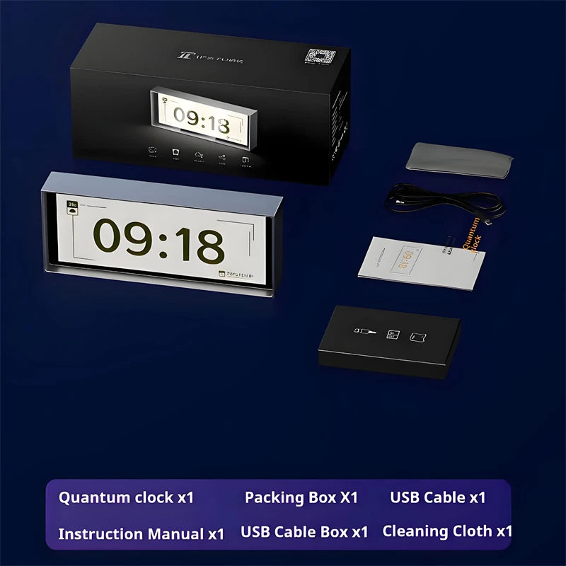 RGB Quantum Clock Night Light Smart IPS APP Control Color Dispaly Screen DIY Gaming Desktop Lamp For Home Decoratame APP Control