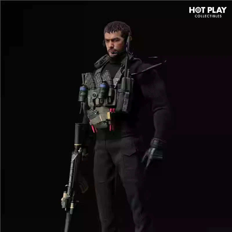 HOTP PLAY 1/12 HP001 Wolf Team Leader Action Figure Captain Wolf Hunter Deluxe Version Figures Model Doll Collection Statue Gift