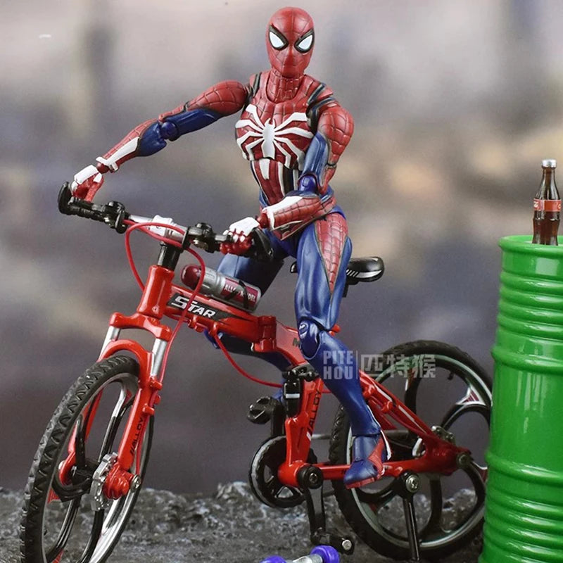 Spider Man Upgrade Suit Ps4 Game Edition Spiderman Action Figure Collectable Model Toy