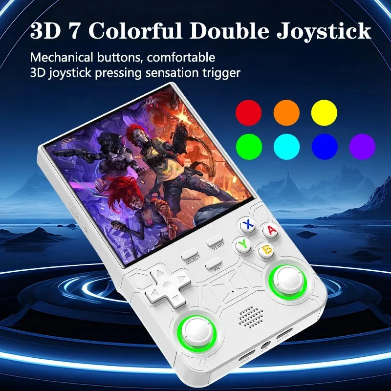 R36 Ultra Console Portable Retro Game 4‘’ IPS Screen Handheld Game Players Emulator Pocket Video Player 64G/128G 20000+ Games