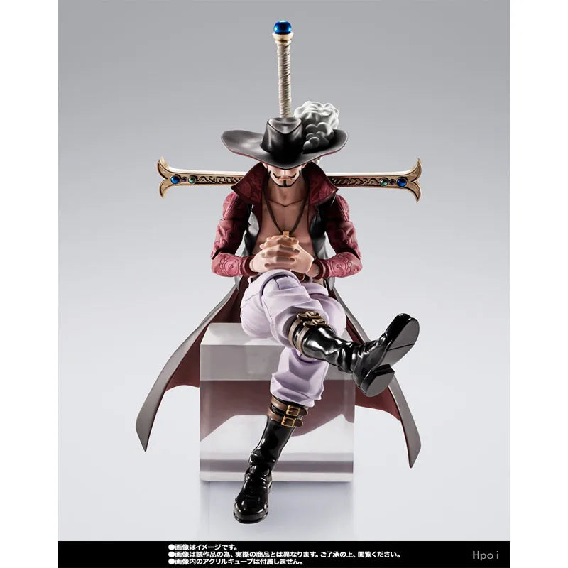 Brand New in Stock Bandai Original MODEL KIT S.H.Figuarts  ONE PIECE Dracule Mihawk Anime Action Figure  ToysModel