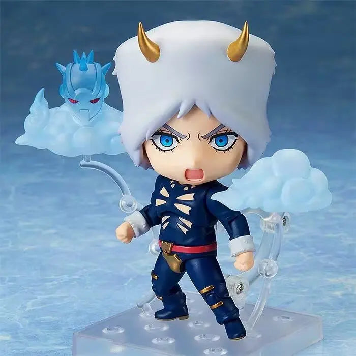 Jojo'S Bizarre Adventure Nendoroid Q Version Figures Jotaro Kujo Josuke Giorno Dio Jonathan Anime Collectible Desktop Decor