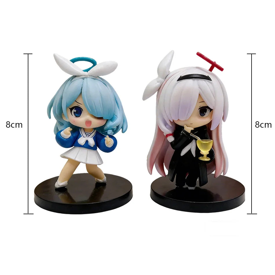 8cm Anime Blue Archive Figurine Model Action Figures PVC Birthday Toy Gifts Model