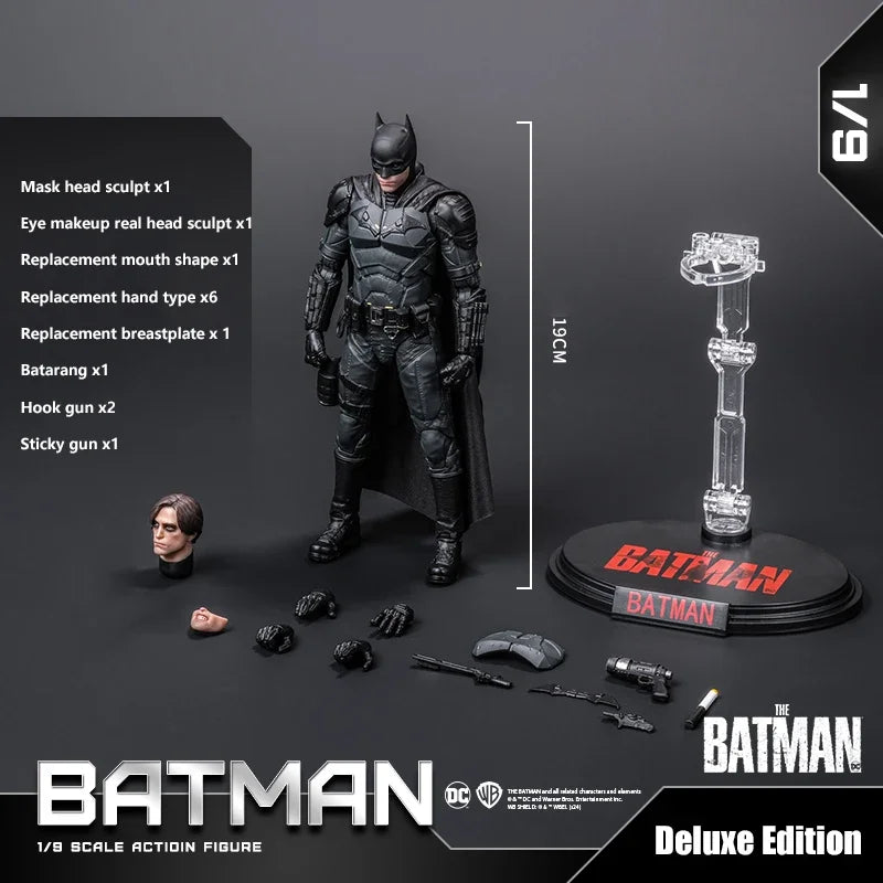 Нова фигурка на Fondjoy DC Batman 1/9 2022 Нов модел на Батман Делукс издание Екшън фигурки Колекция Орнаменти Подаръци за рожден ден на момче