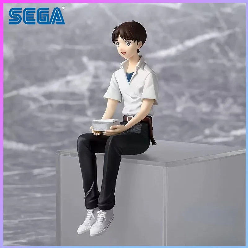 SEGA In Stock Evangelion Shin Gekijouban Ikari Shinji Premium Chokonose Figure in stock Model kit originaI garage kit Kawaii