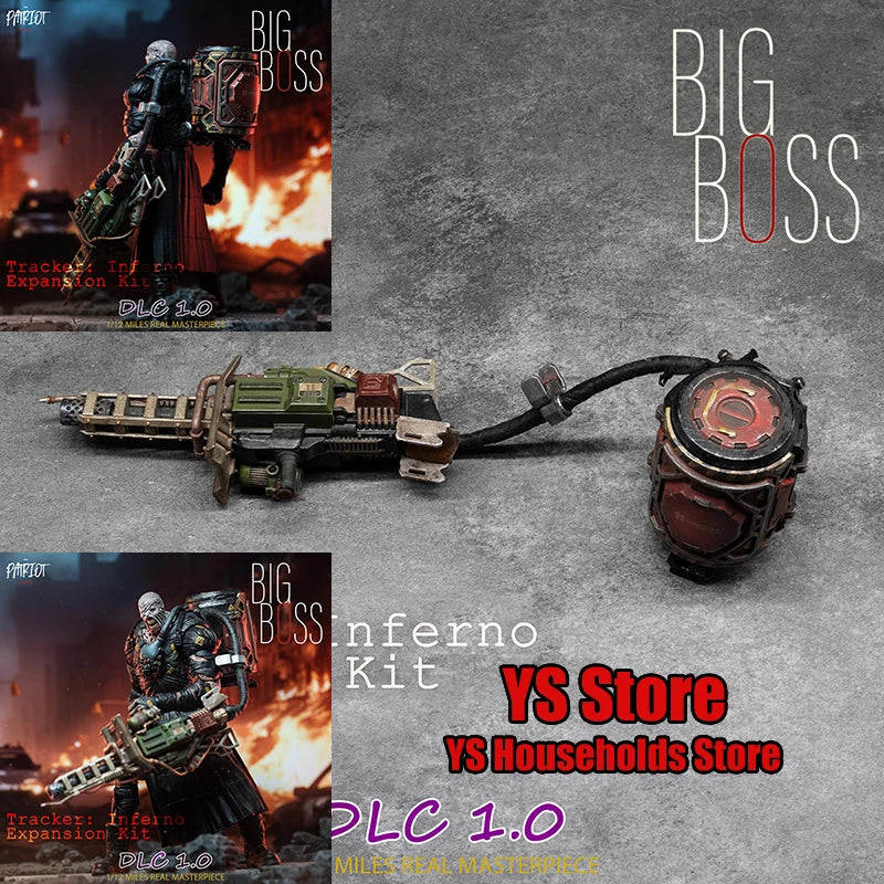 Patriot Studio Accessory Pre-sale 1/12 Big Boss Tracker Scene Ornament Flame Expansion Kit Model For 6" Action Figure Decoration