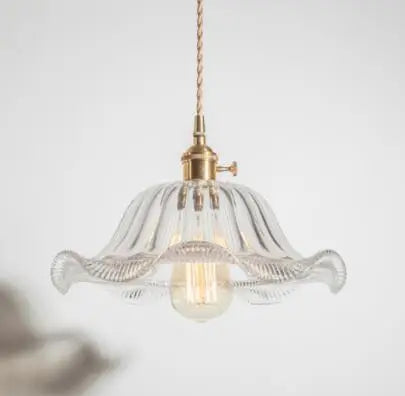 IWHD Big Glass Pendant Lights Fixtures Bedroom Dinning Living Room