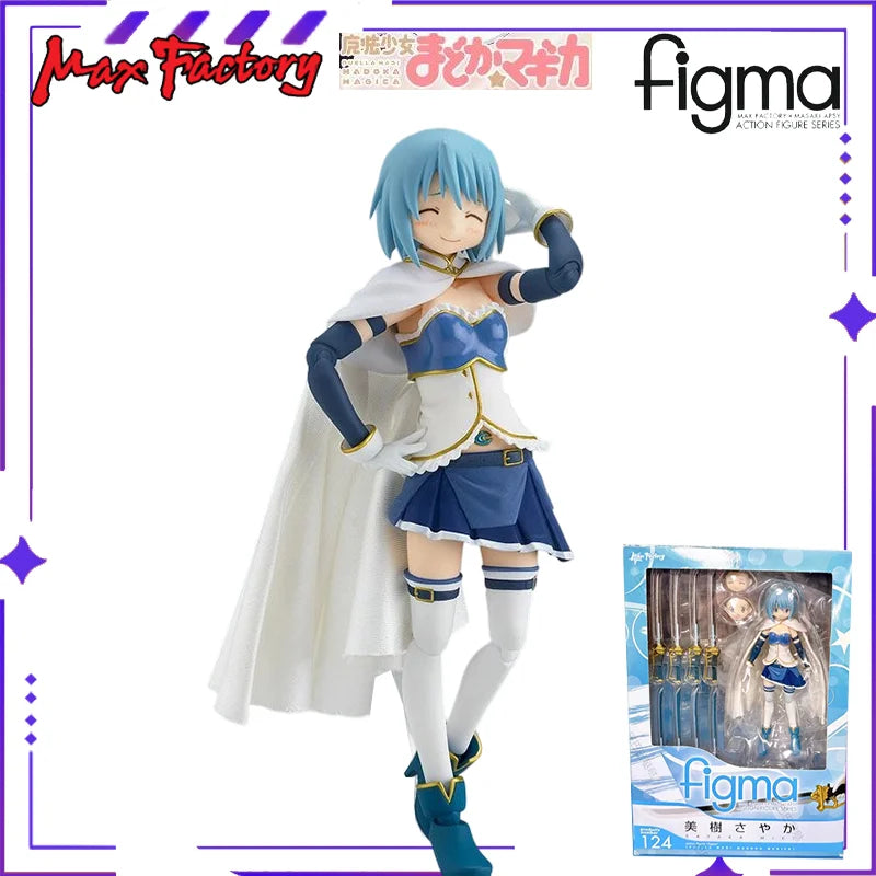 MAX Original Authentic Figma Series PUELLA MAGI MADOKA MAGICA Meishu Sayaka Anime Mobile Doll Exquisite Model Handmade Toy Gift