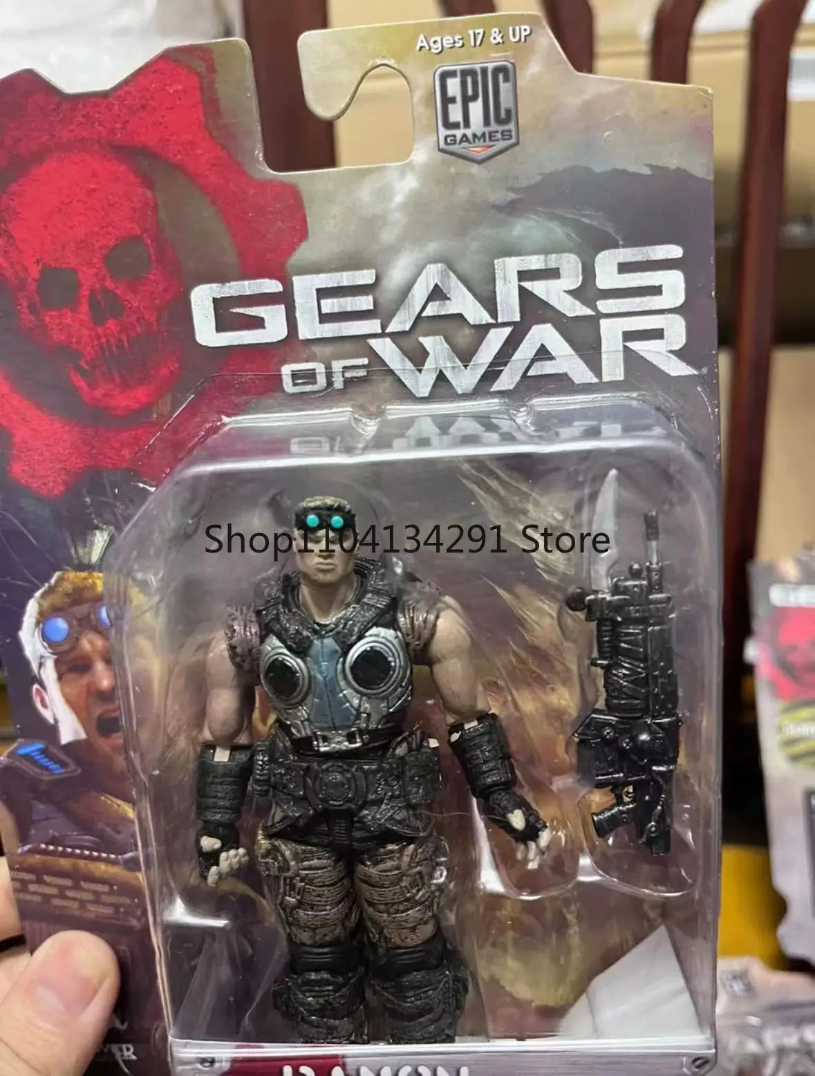 Original Storm Toys 1/12 Marcus Fenix Gears of War Soldier Model 6'' Beast Rider 18 cm Action Figure Model Gift Collection