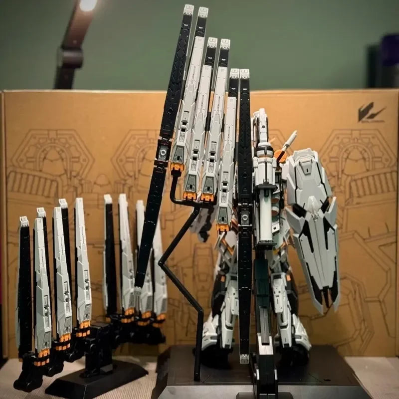 【IN STOCK】NCZZW Model RX-93 Nu Fighter Action Figure CMM GK Style 1/100 Scale Assembly Model Kit 24cm UC Anime Figures Gift